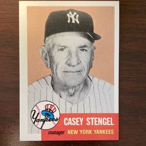 RARE MLB 1991 Topps Archive ‘53 #325 Casey Stengel MG Yankees Baseball card
